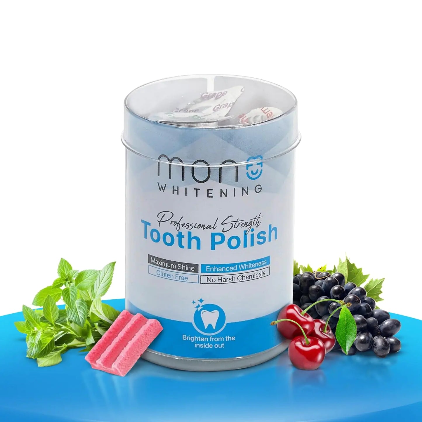 20 Cherry Flavored Professional Strength Tooth Polish - Tooth Polisher and Plaque Remover - Coarse Grit Tooth Polish