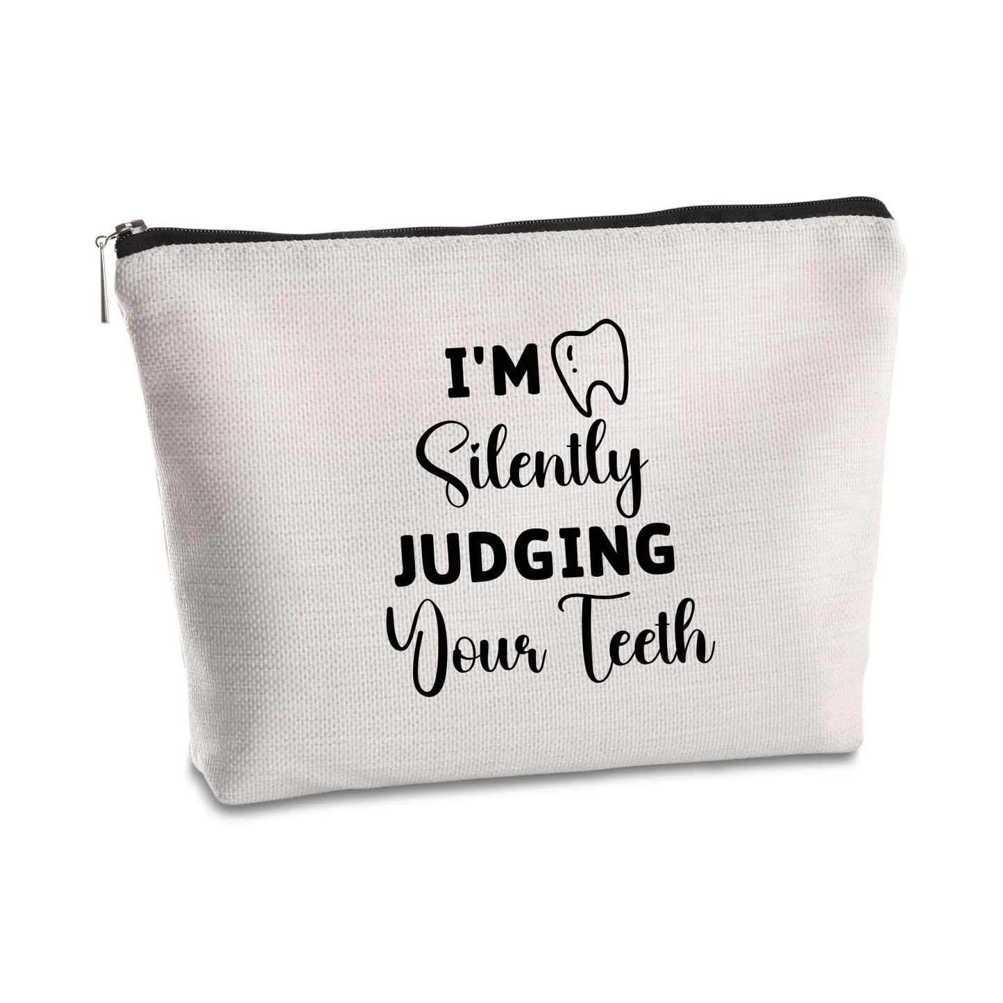 SYIJIMSJKT Dentist Gifts for Women Cosmetic Bag Dental Assistant Appreciation Gifts Dental Hygienist Christmas Birthday Graduation Gifts Travel Makeup Bag for Women Dental Assistant