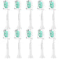 Guhiwuk Designed for Philips Sonicare Replacement Heads Replacement Brush Heads Compatible with Phillips Sonicare Click-on Sonic Electric Toothbrush 10 Pack