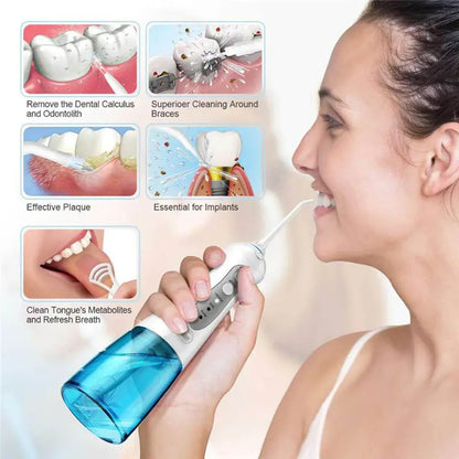 Portable Electric Dental Water Flosser for Home Use