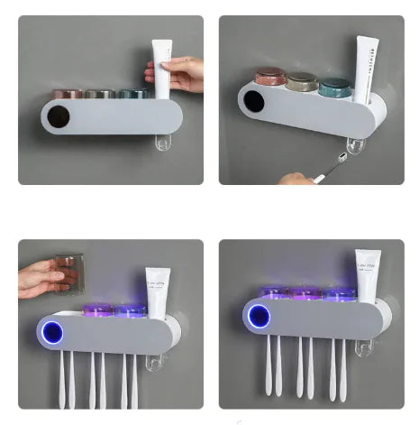 Smart Sterilization Wall-mounted Dental Cup Rack