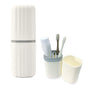 RINDOJIN Toothbrush Travel Case Portable Travel Toothbrush Holder Toothbrush Travel Containers for Bathroom Travel Camping School Toothbrush and Toothpaste Travel Case
