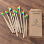 Mixed Color Bamboo Toothbrush