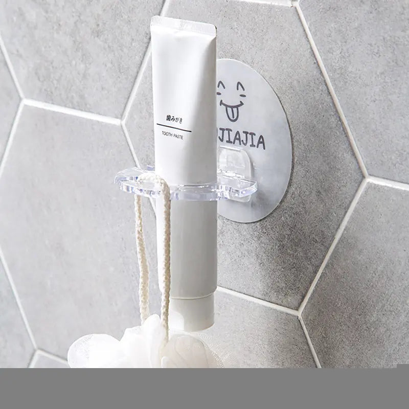 No-Drill Toothbrush Holder for Bathroom Wall