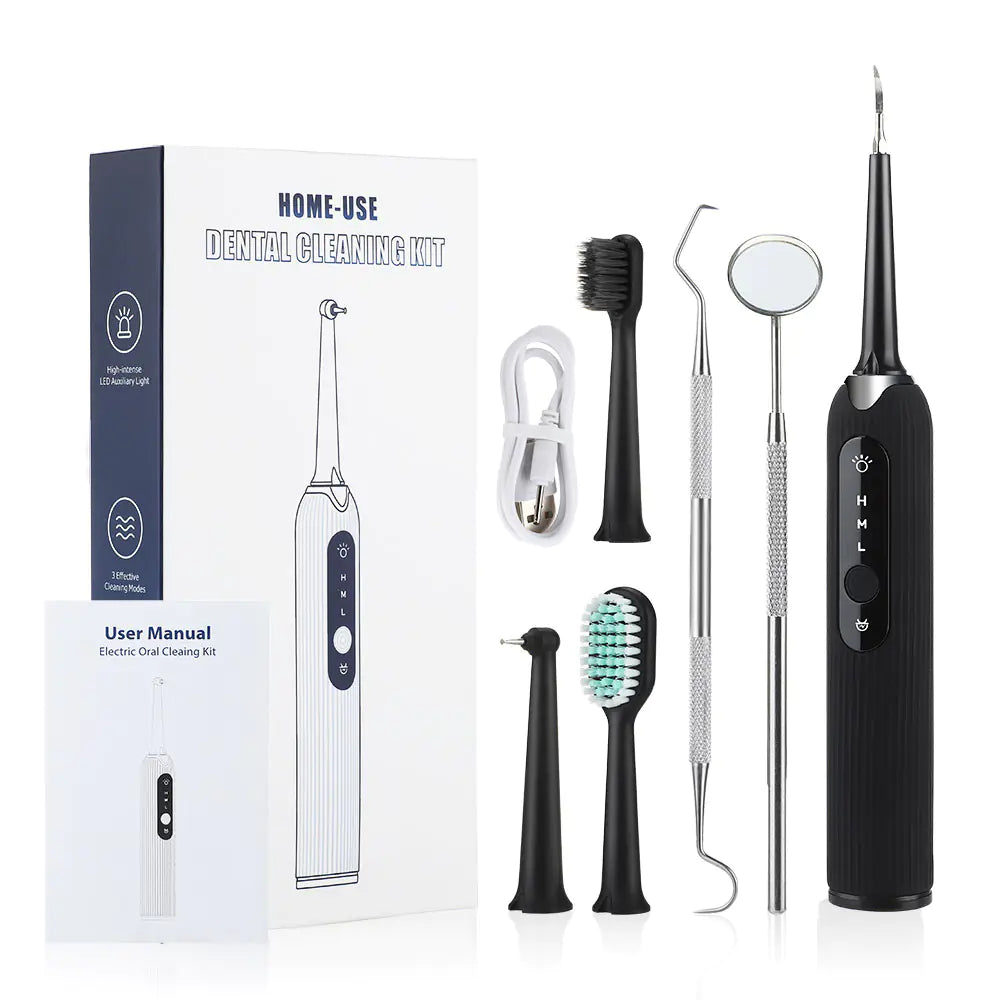 Portable Ultrasonic Tooth Cleaner for Home Use