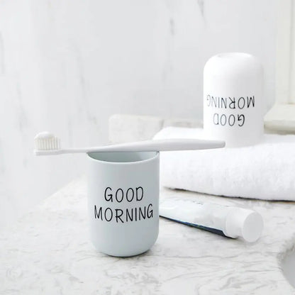 Travel Toothbrush and Toothpaste Cup Tumbler