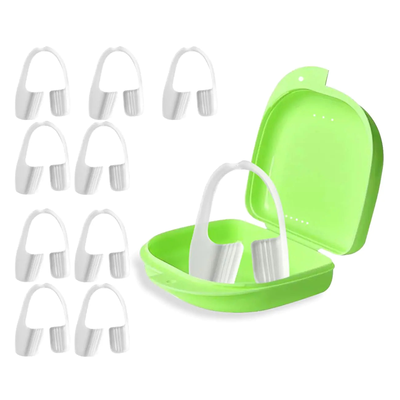 Teeth Grinding Mouth Guard for Grinding Teeth Sleep at Night Grinding Guard Anti-Grinding Braces (10 Pack)