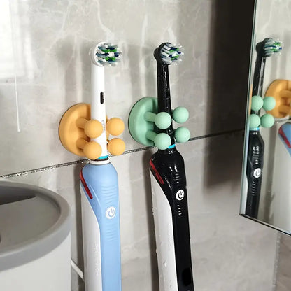 Silicone Toothbrush Holder Multi-Function Hook Organizer