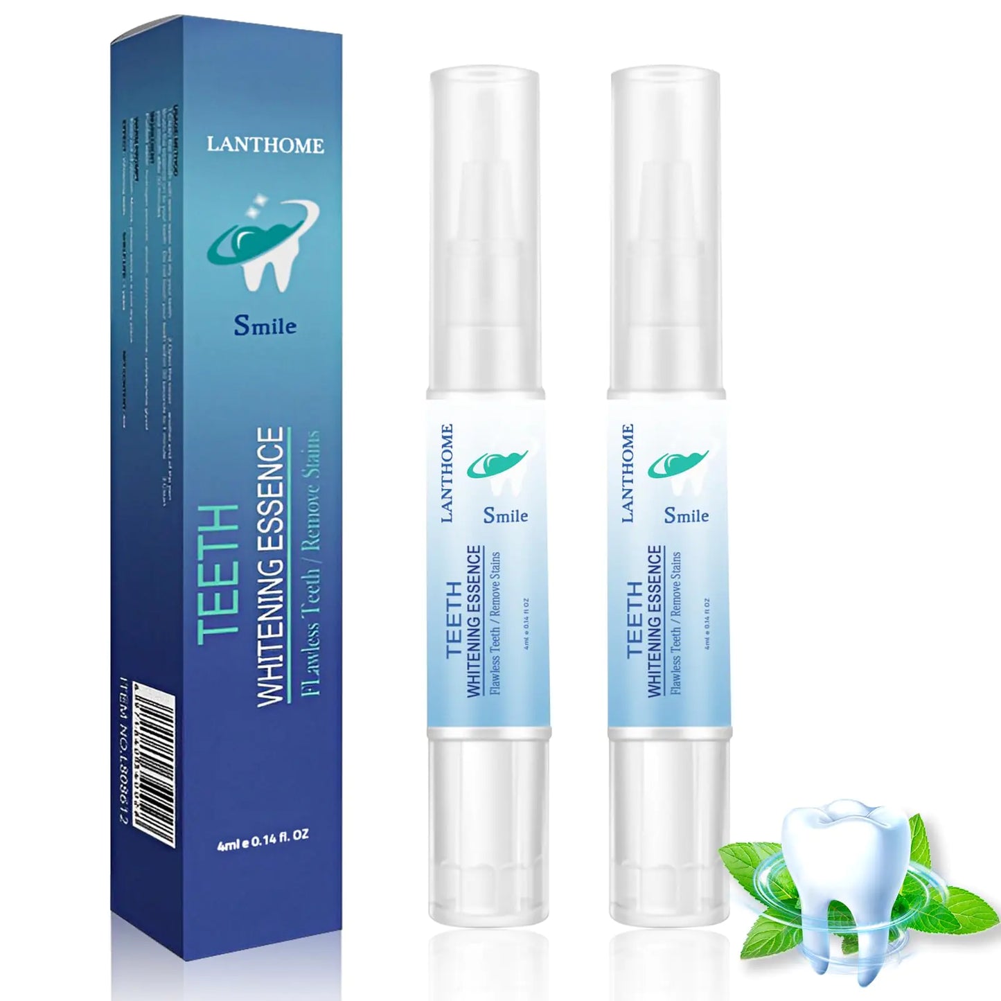 Teeth Whitening PenTeeth Whitening EssenceTeeth Whitening GelTeeth Stain Remover to Whiten TeethIntensive Stain Removal Teeth Reduce Yellowing (2pcs)
