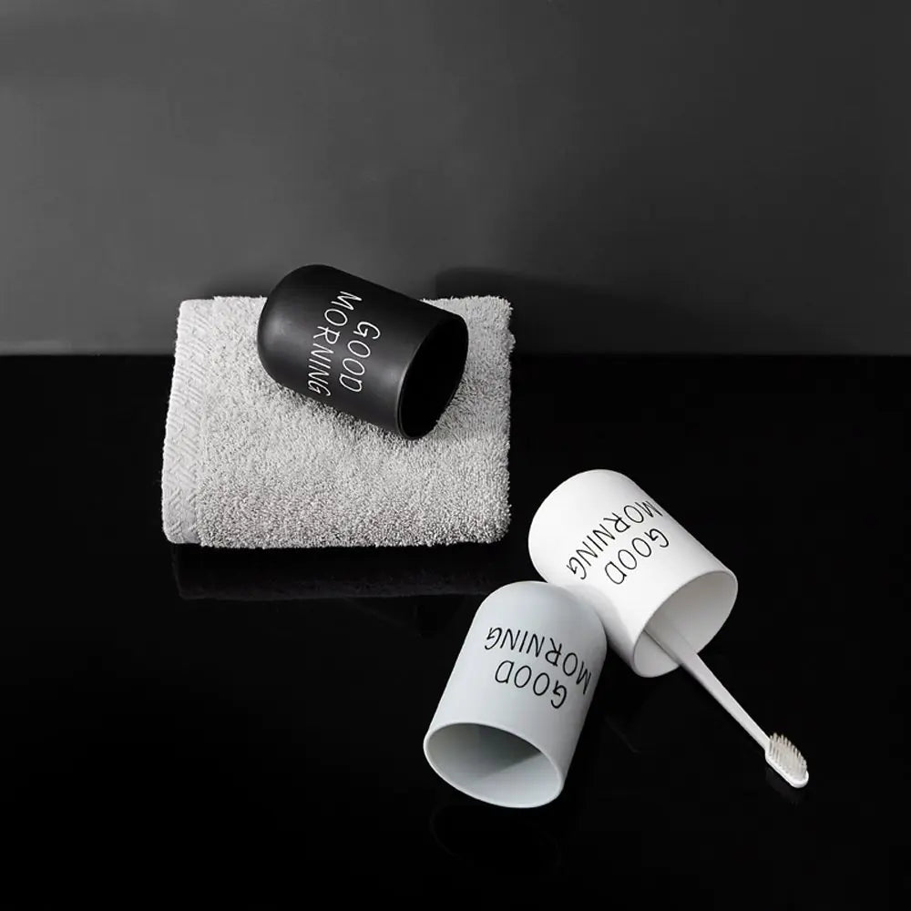 Travel Toothbrush and Toothpaste Cup Tumbler