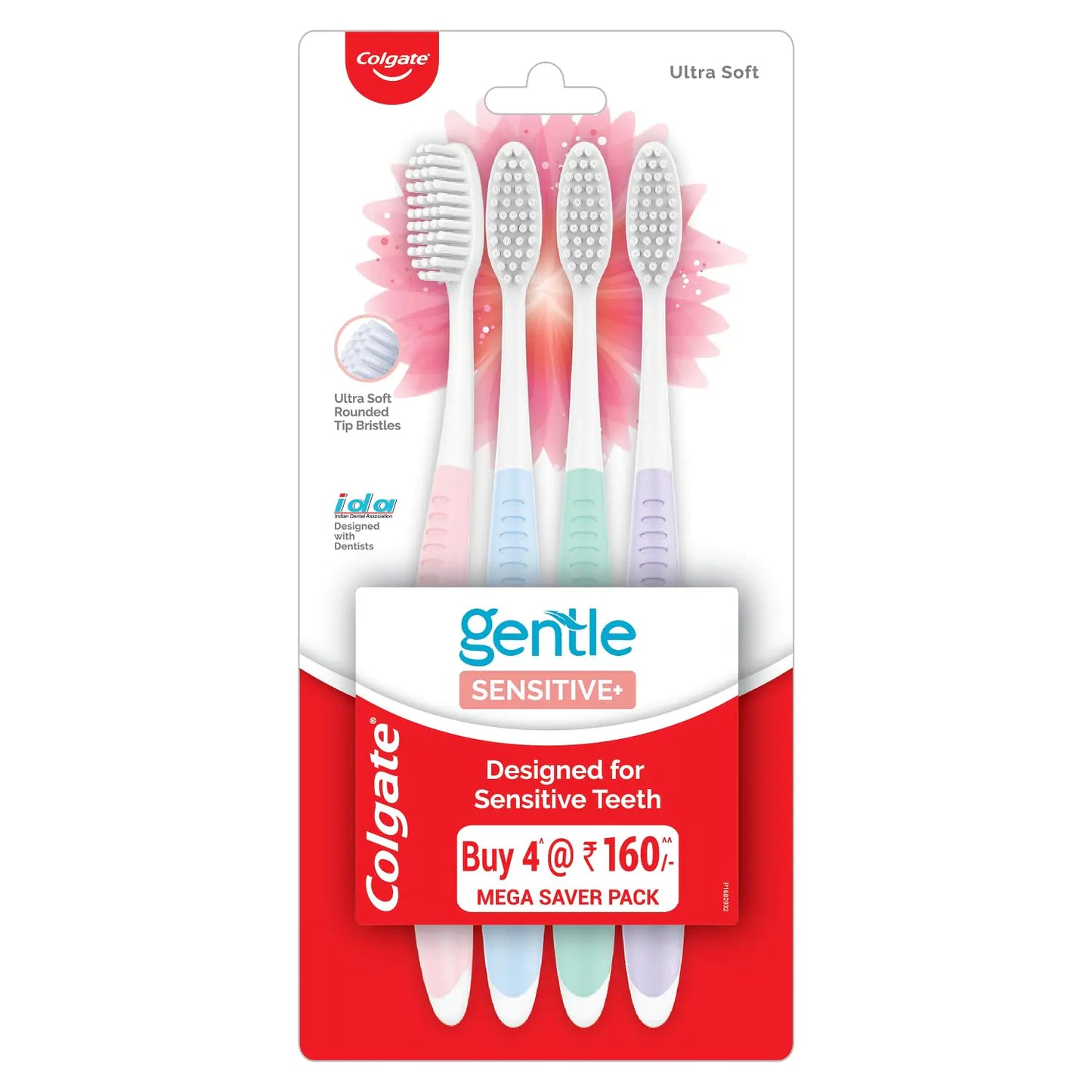 Colgate Toothbrush Sensitive Pack of 4 Brushes