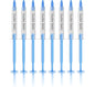 LUCKIN SMILE 8pcs Teeth Whitening Gel Refill with 35% Carbamide Peroxide Suitable for Sensitive Teeth Whitening Teeth Whiteners Used in Conjunction with Teeth Whitening Kits (Blue-8)
