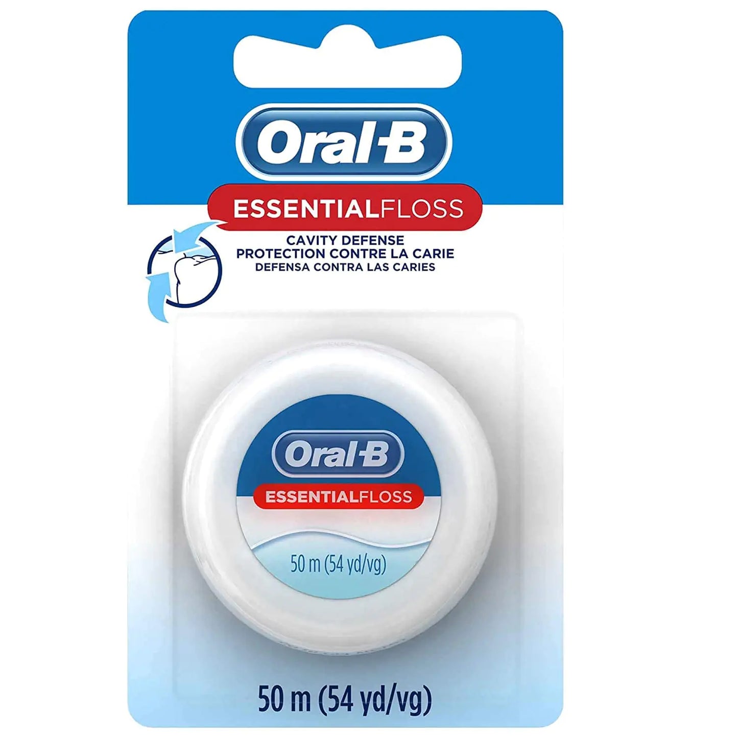 Oral-B Essential Dental Floss Waxed - each Pack of 5